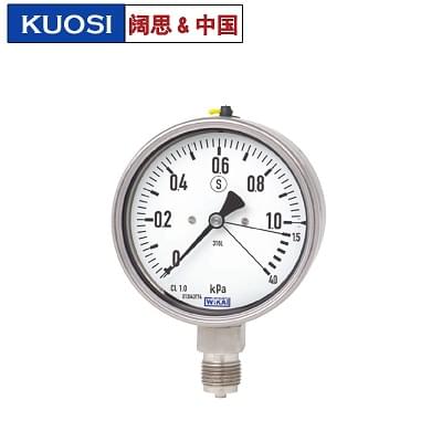 不銹鋼安全型壓力表.232.36/233.36系列 EN837-1高過壓保護壓力變送器