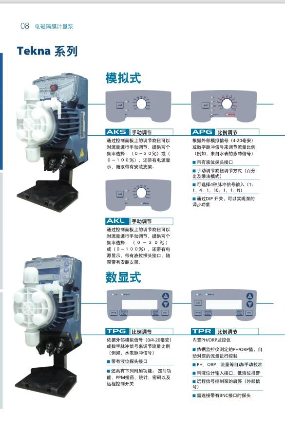 電磁隔膜計量泵