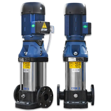 CDM/CDMF系列為參照歐洲標準最新自主研發的新一代、高效率非自吸立式多級離心泵。產品采用全新的工業設計，能效指標達到MEI20.7，具有節能、低噪環保及結構緊湊、外形美觀、重量輕使用維護方便可靠性高等特點