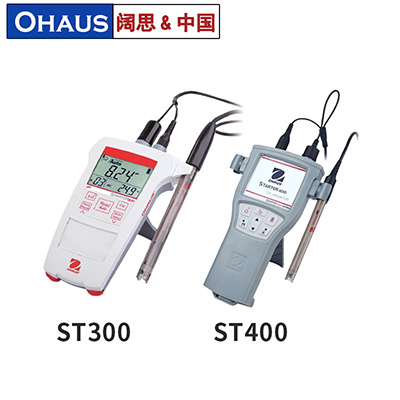 奧豪斯便攜式pH計ST300/ST400防水防塵酸度計檢測儀數顯ph測定儀