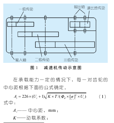 齒輪減速機設計